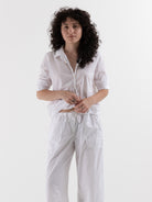 Llea Blue Sailor Pant in White - LLEA BLUE at Worthwhile - shop PANT