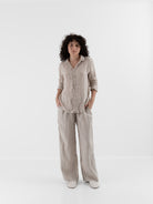 Llea Blue Dorie Shirt in Oat - LLEA BLUE at Worthwhile - shop TOP