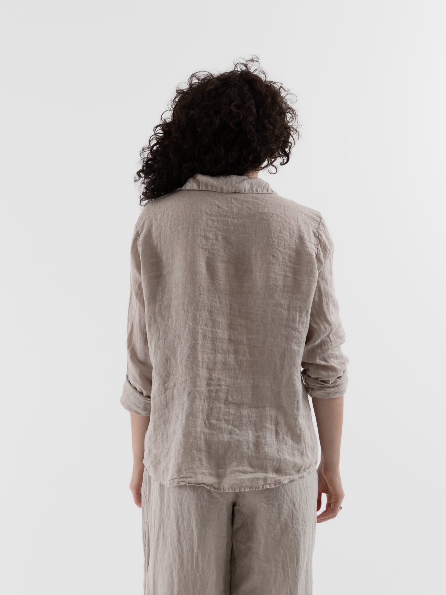 Llea Blue Dorie Shirt in Oat - LLEA BLUE at Worthwhile - shop TOP