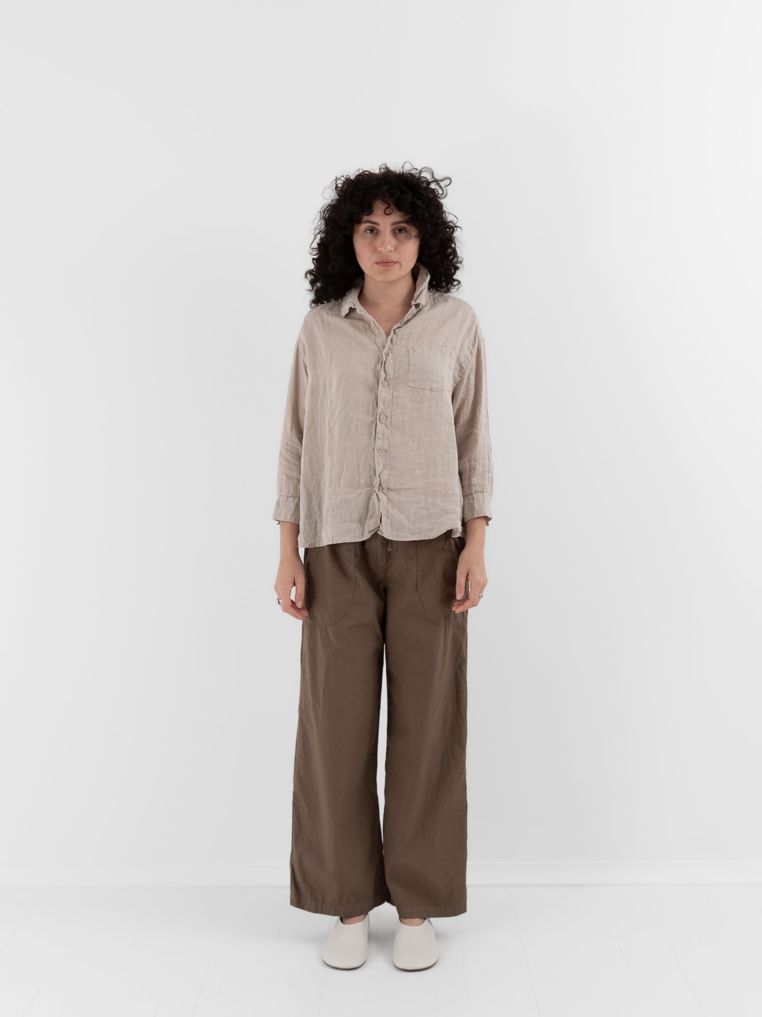 Llea Blue Sailor Pant in Bark - LLEA BLUE at Worthwhile - shop PANT