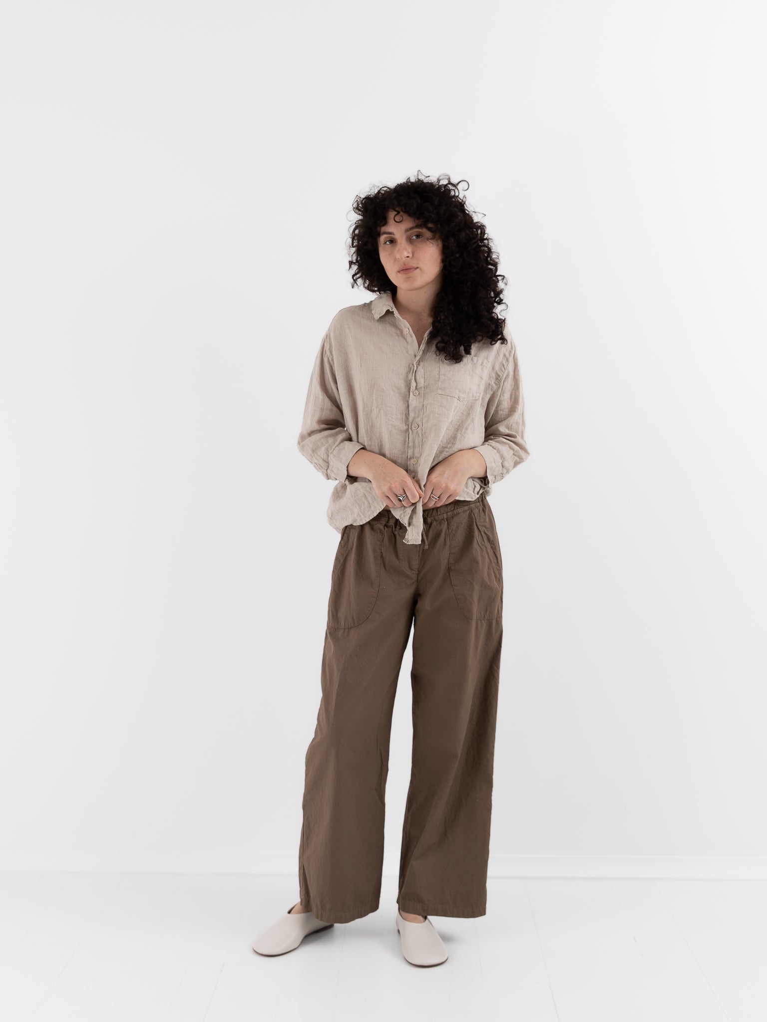 Llea Blue Sailor Pant in Bark - LLEA BLUE at Worthwhile - shop PANT