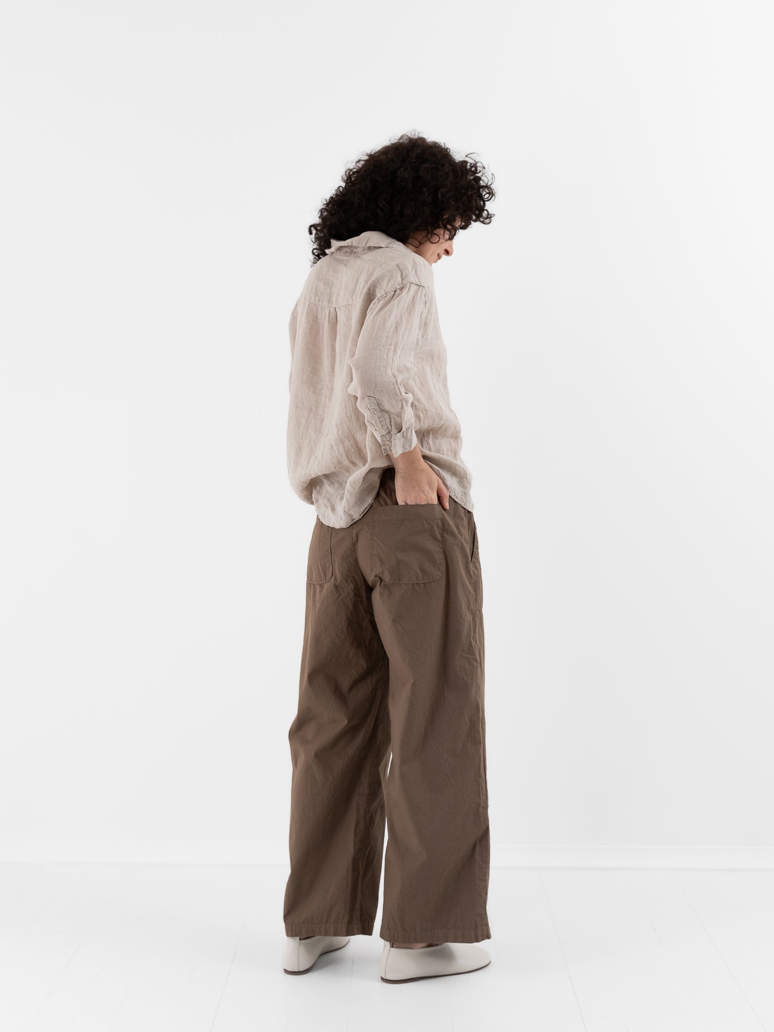 Llea Blue Sailor Pant in Bark - LLEA BLUE at Worthwhile - shop PANT