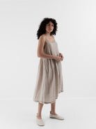 Llea Blue Vivian Dress in Oat - LLEA BLUE at Worthwhile - shop DRESS