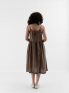 Llea Blue Vivan Dress in Bark - LLEA BLUE at Worthwhile - shop DRESS