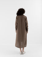 Llea Blue Frankie Dress in Bark - LLEA BLUE at Worthwhile - shop DRESS