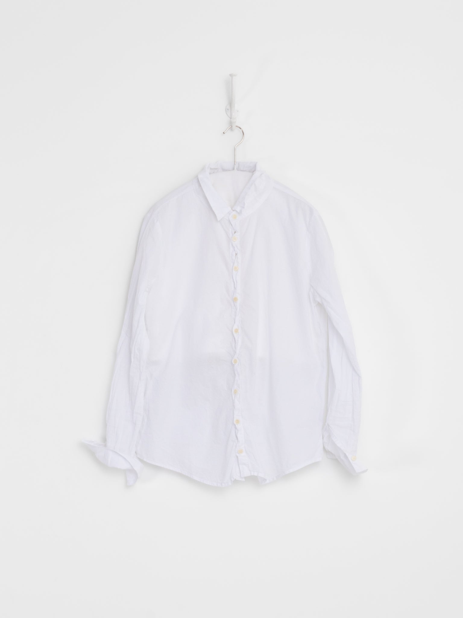 Llea Blue Dorie Shirt in White - LLEA BLUE at Worthwhile - shop TOP