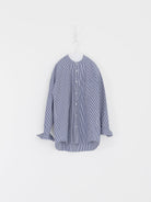 Makié Charlie Shirt in Navy Stripe - MAKIE at Worthwhile - shop TOP