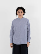Makié Charlie Shirt in Navy Stripe - MAKIE at Worthwhile - shop TOP
