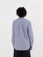 Makié Charlie Shirt in Navy Stripe - MAKIE at Worthwhile - shop TOP