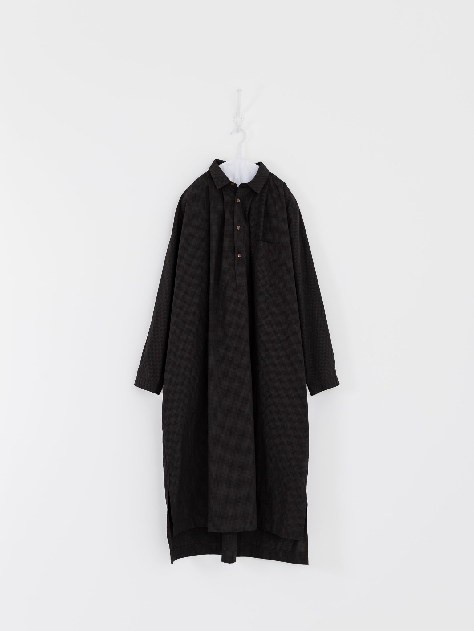 Makié Cleo Dress in Charcoal Check - MAKIE at Worthwhile - shop DRESS