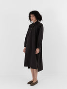 Makié Cleo Dress in Charcoal Check - MAKIE at Worthwhile - shop DRESS