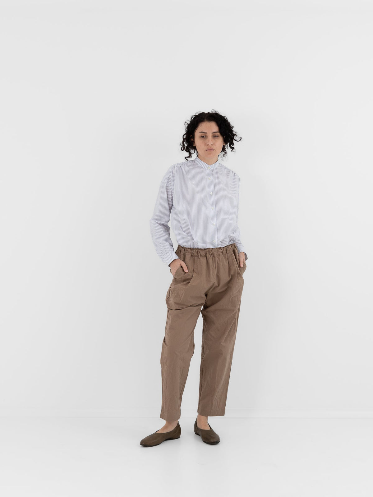 Makié Kairi Pant in Beige - MAKIE at Worthwhile - shop PANT