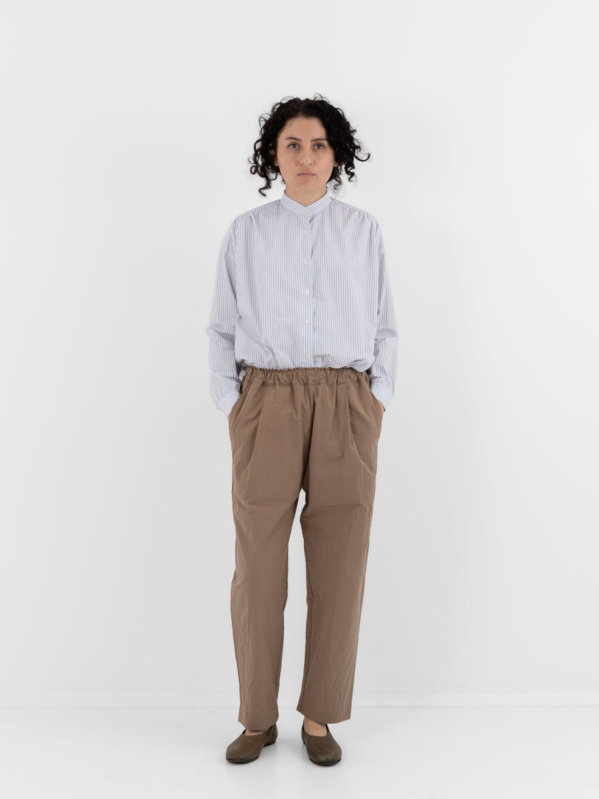 Makié Kairi Pant in Beige - MAKIE at Worthwhile - shop PANT
