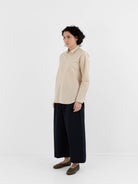 Makié Kate Shirt in Cream - MAKIE at Worthwhile - shop TOP
