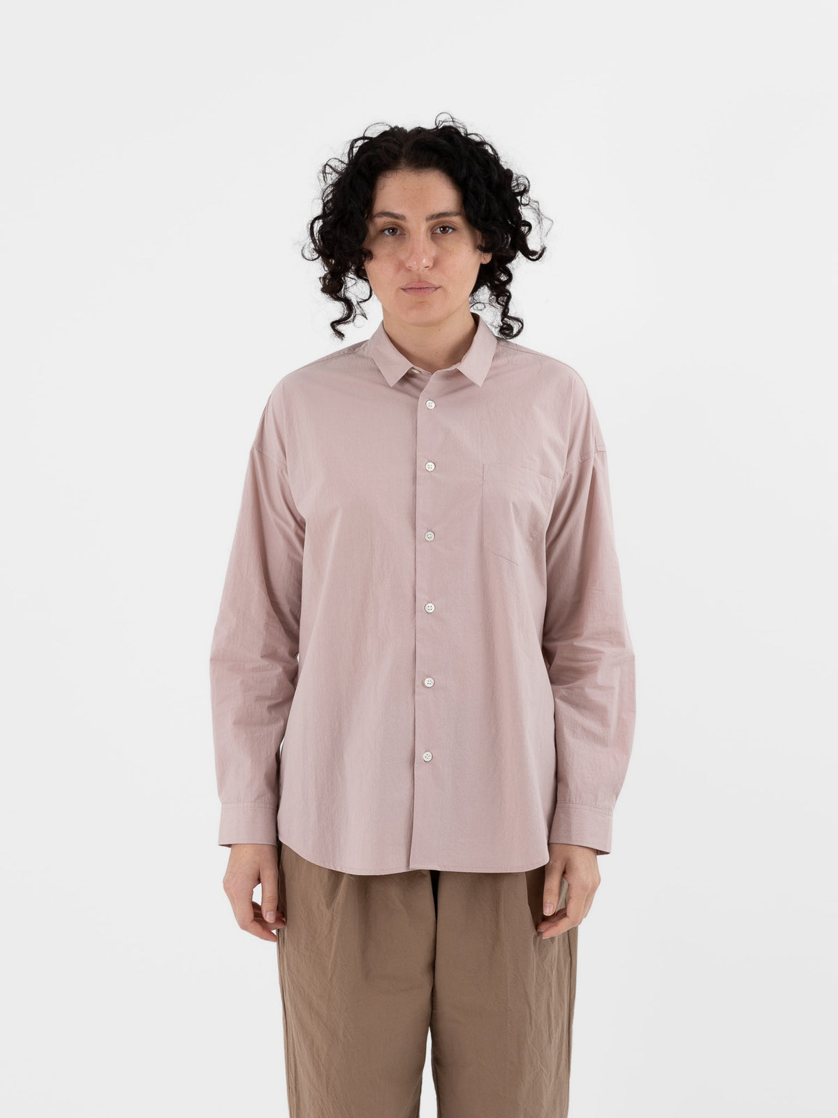 Makié Kate Shirt in Pink - MAKIE at Worthwhile - shop TOP