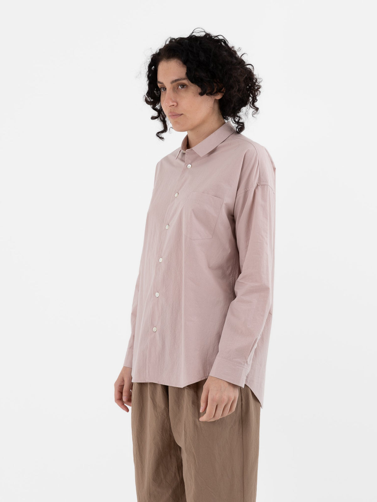 Makié Kate Shirt in Pink - MAKIE at Worthwhile - shop TOP