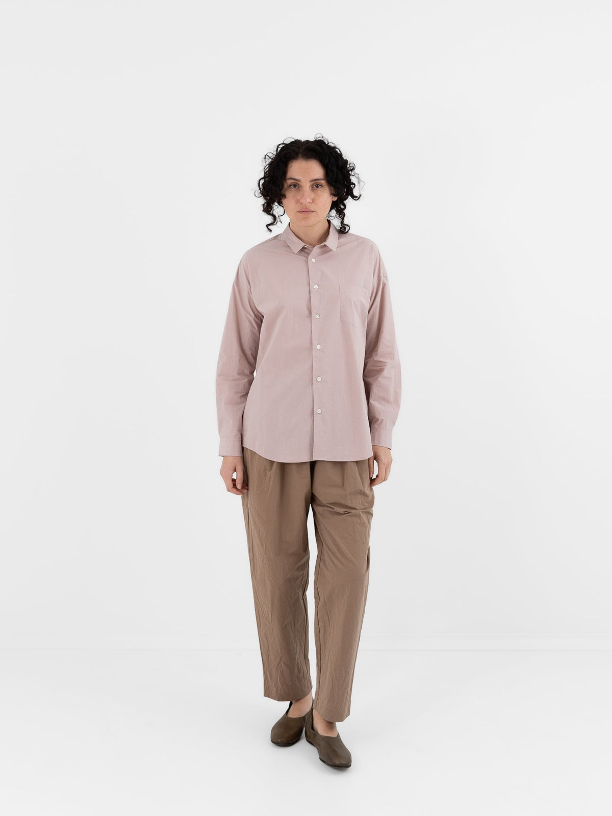 Makié Kate Shirt in Pink - MAKIE at Worthwhile - shop TOP