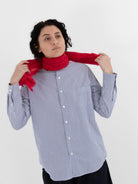 Makié Medium Check Scarf in Pink/Orange - MAKIE at Worthwhile - shop SCARF