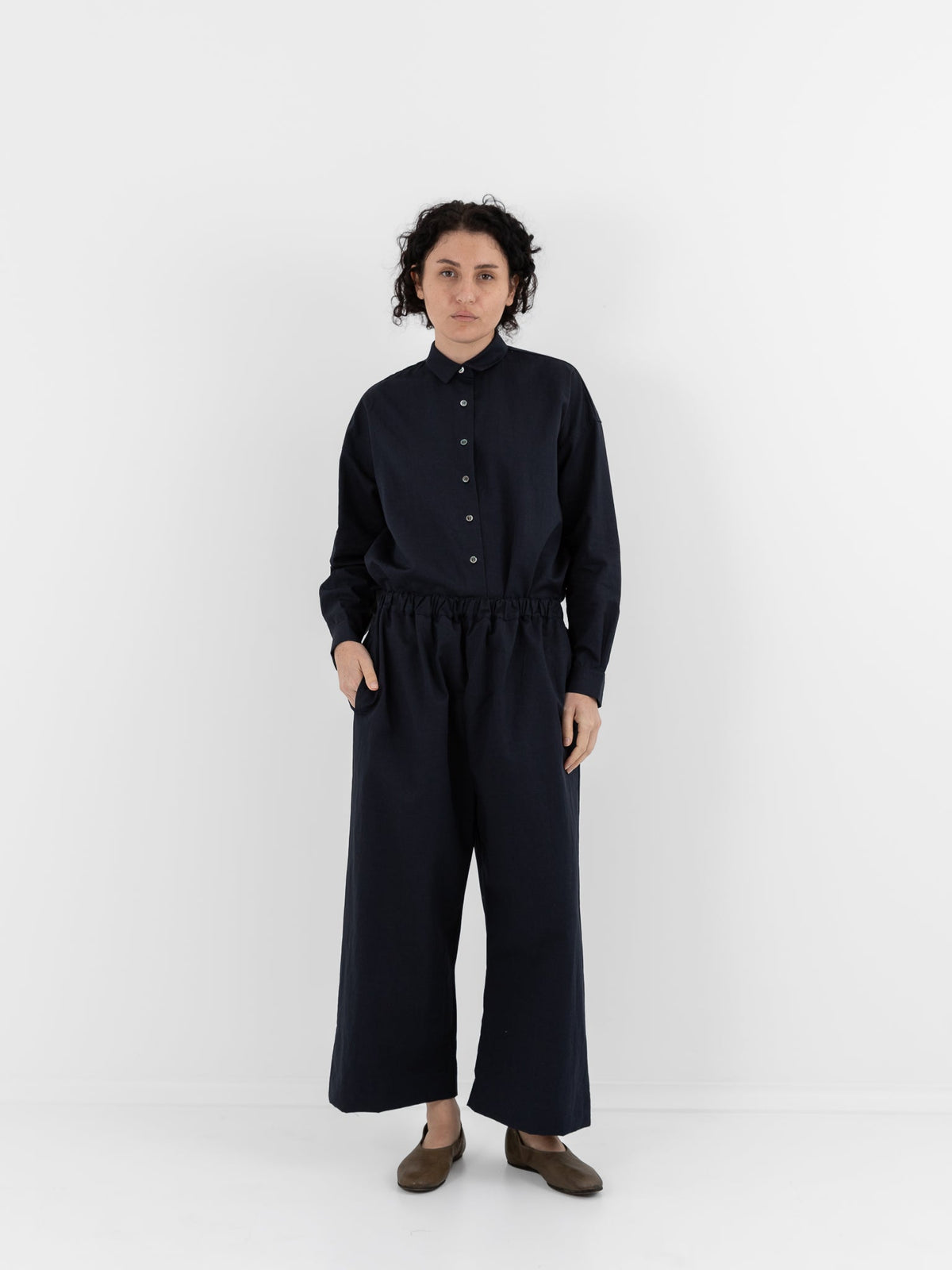 Makié Quince Pants in Navy - MAKIE at Worthwhile - shop PANT