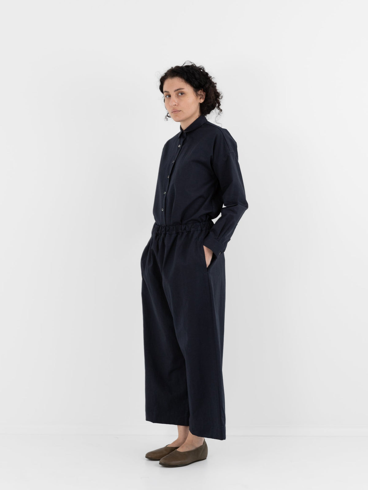Makié Quince Pants in Navy - MAKIE at Worthwhile - shop PANT