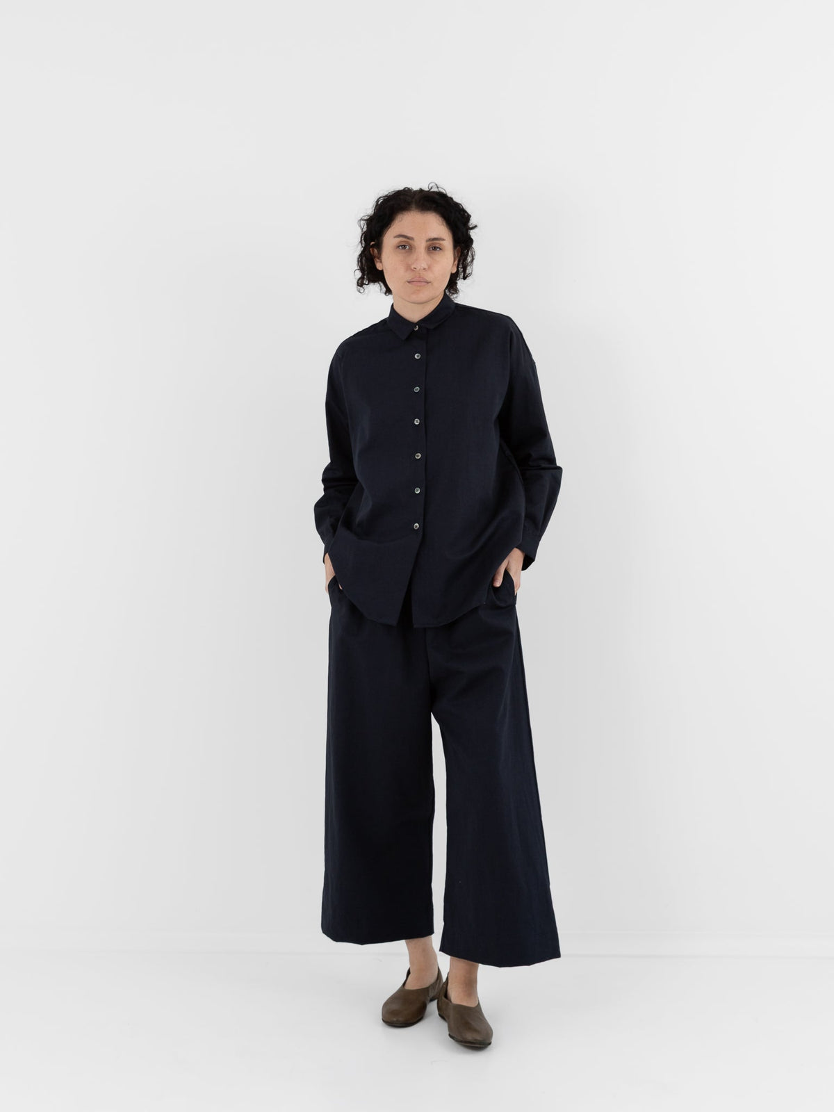 Makié Quince Pants in Navy - MAKIE at Worthwhile - shop PANT