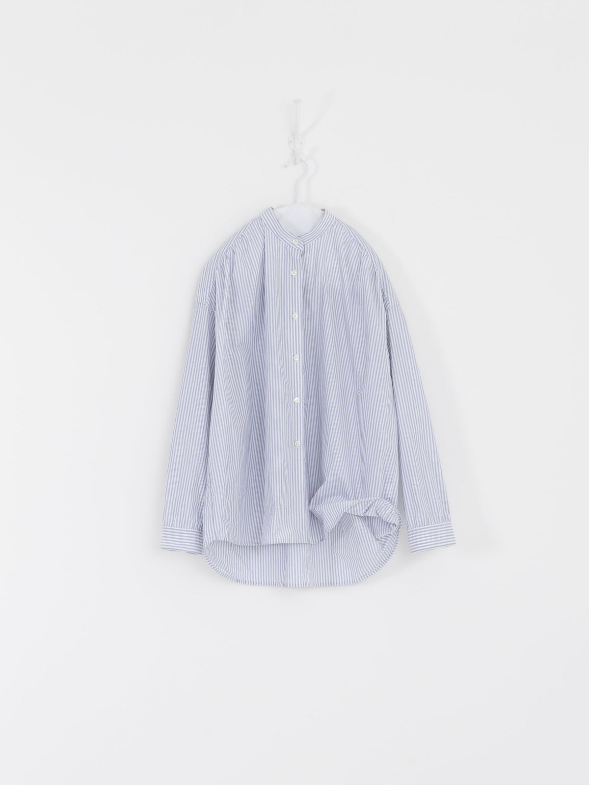 Makié Reece Blouse in Blue Stripe - MAKIE at Worthwhile - shop TOP