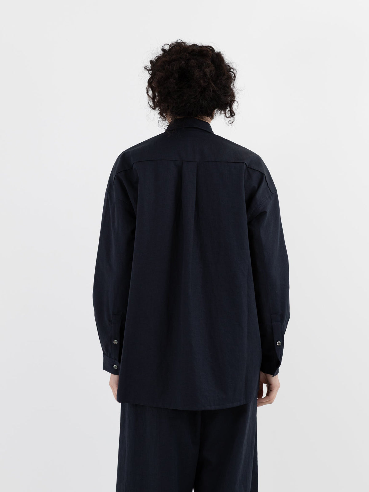 Makié Simple Shirt in Navy - MAKIE at Worthwhile - shop TOP