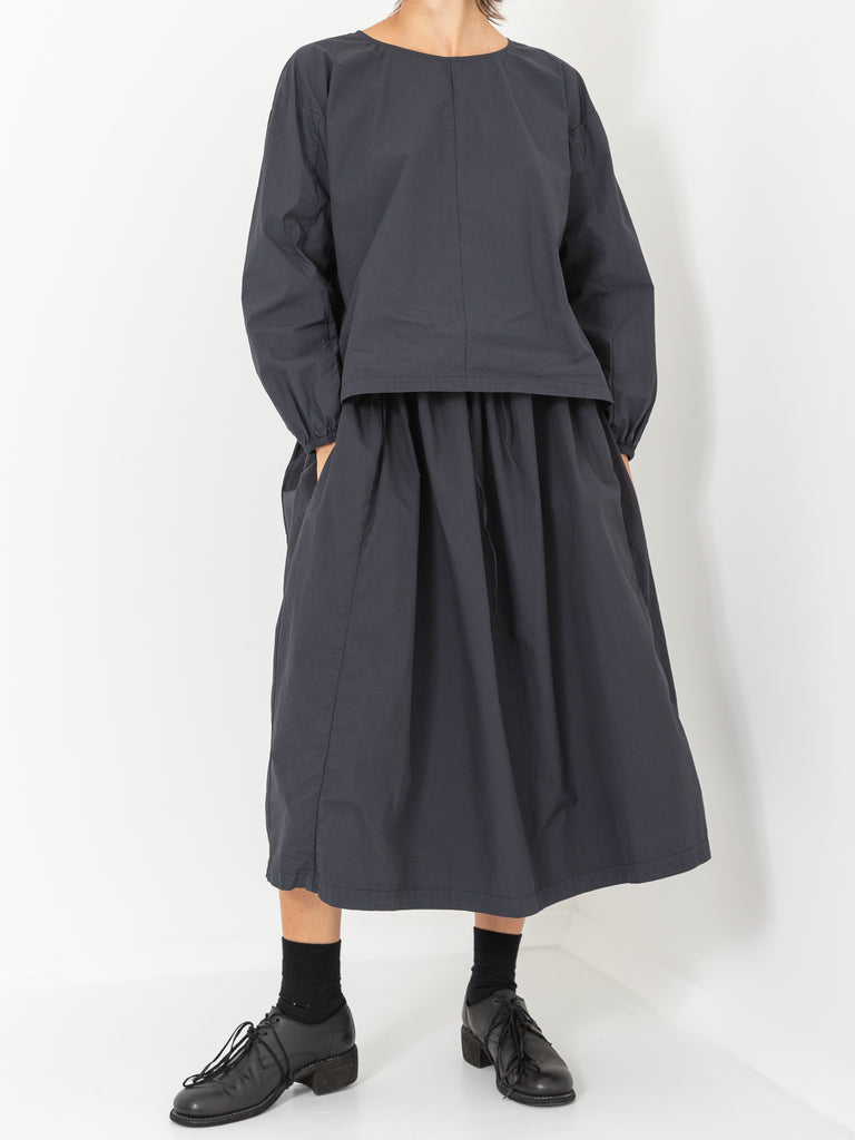 Manuelle Guibal Crino Drawstring Skirt, Ultra Dark - Worthwhile