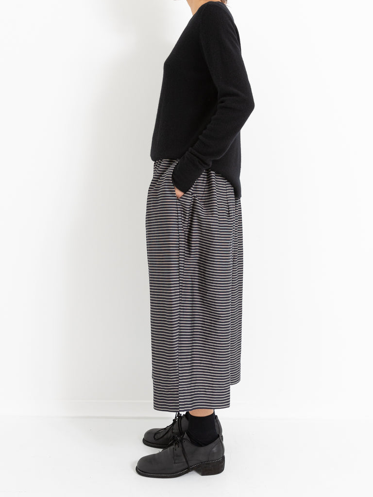 Manuelle Guibal Zadra Wide Pant, Black Stripe - Worthwhile