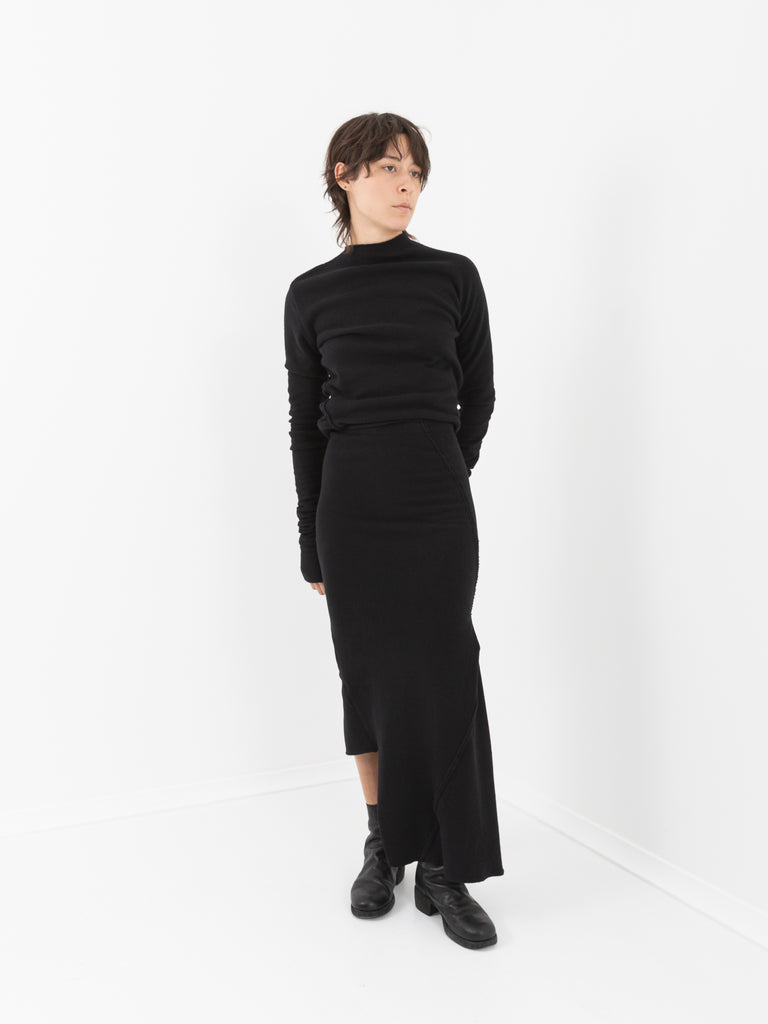 Marc LeBihan Knit Skirt, Black - Worthwhile