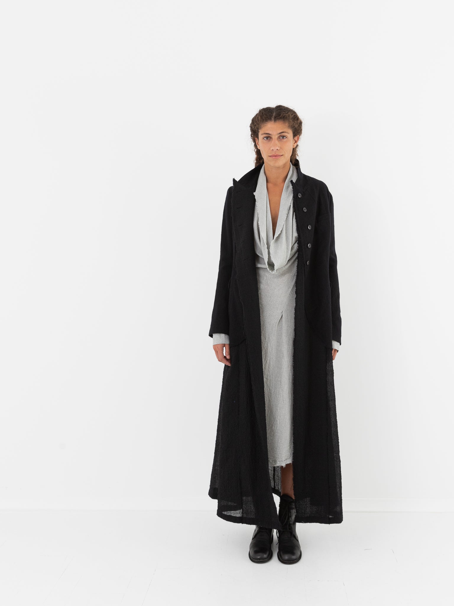 MARNO Helena coat ブラック Double Breasted Coat by MM6 Maison Margiela- La Garçonne