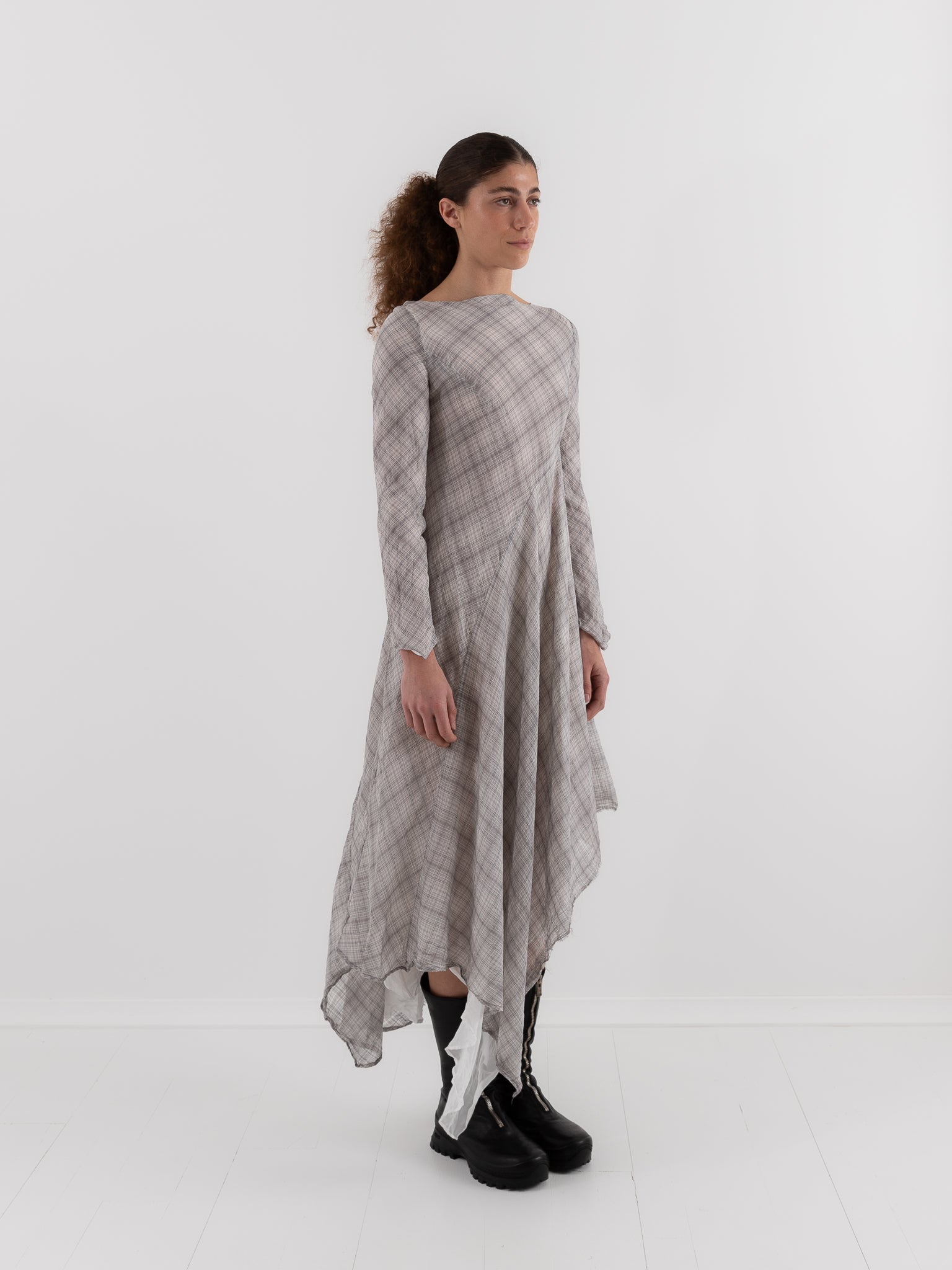 Marc LeBihan Dress 2111 in Grey - MARC LE BIHAN at Worthwhile - shop DRESS