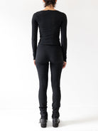 Marc LeBihan Stretch Silk Leggings, Black - Worthwhile