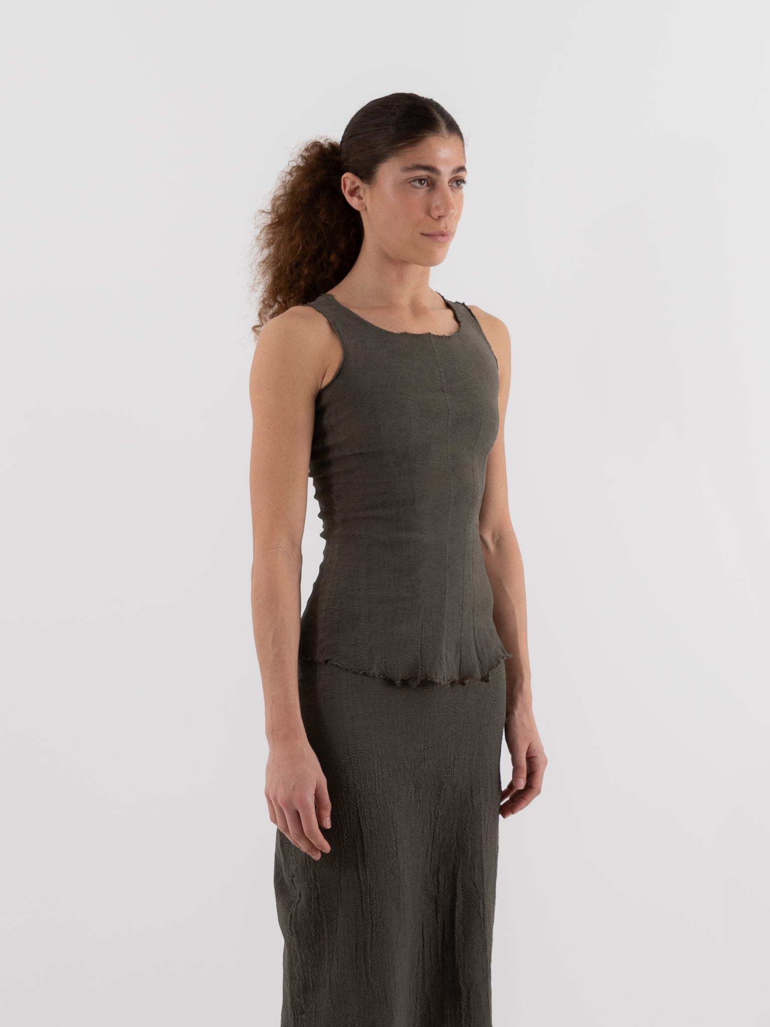 Marc LeBihan Stretch Silk Tank - Worthwhile