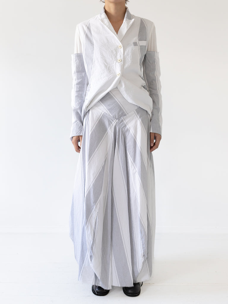 Marc LeBihan Skirt, Grey/White - Worthwhile
