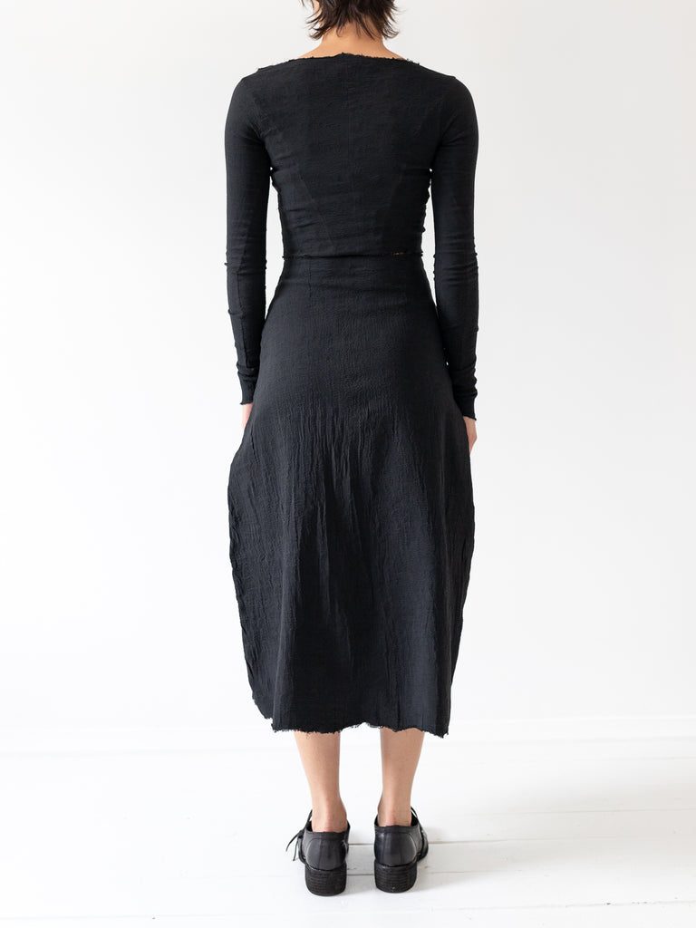 Marc LeBihan Stretch Silk Skirt, Black - Worthwhile