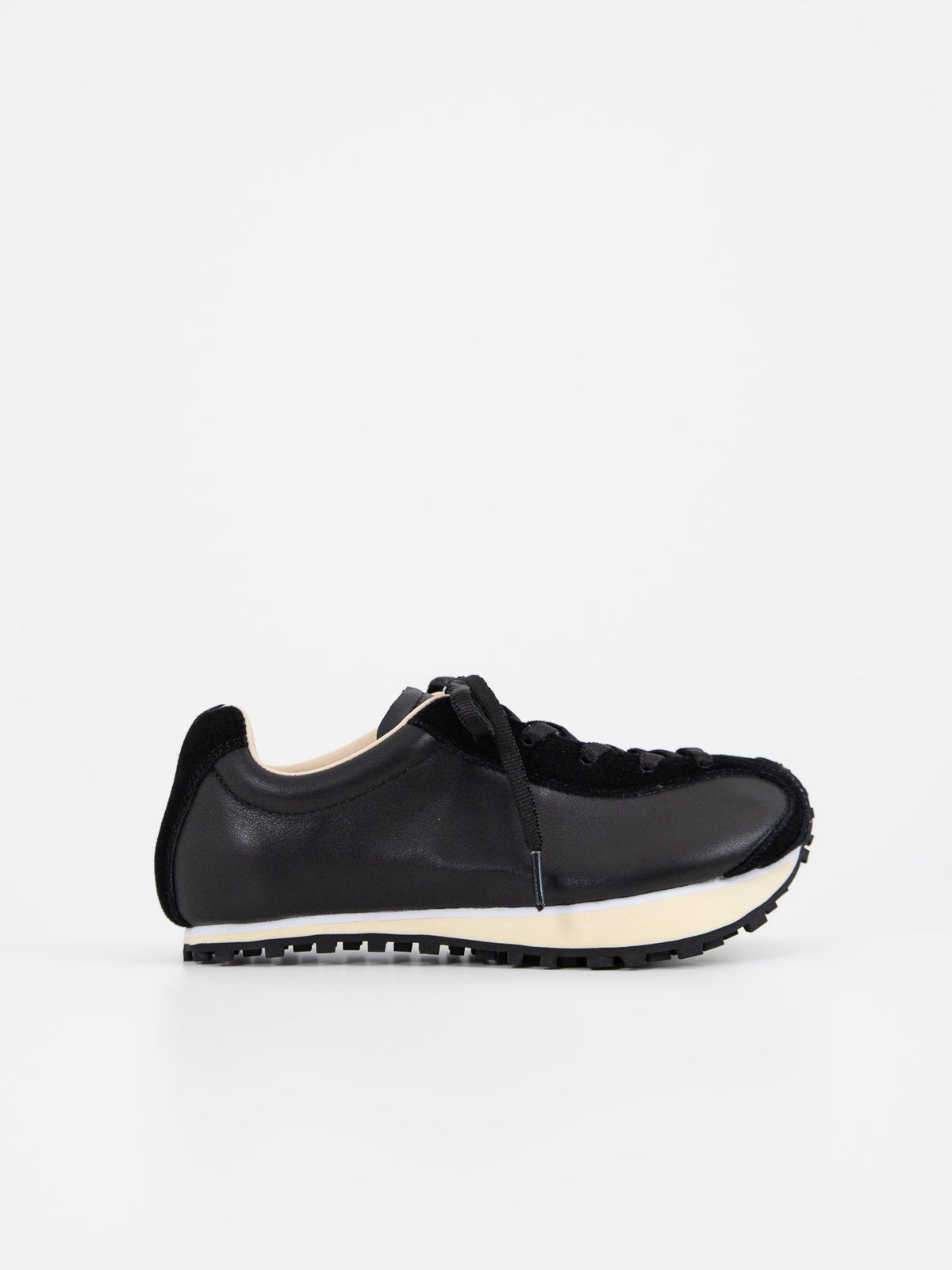 Martin Sallières Heel Drop Racer in Black - MARTIN SALLIERES at Worthwhile - shop SHOES