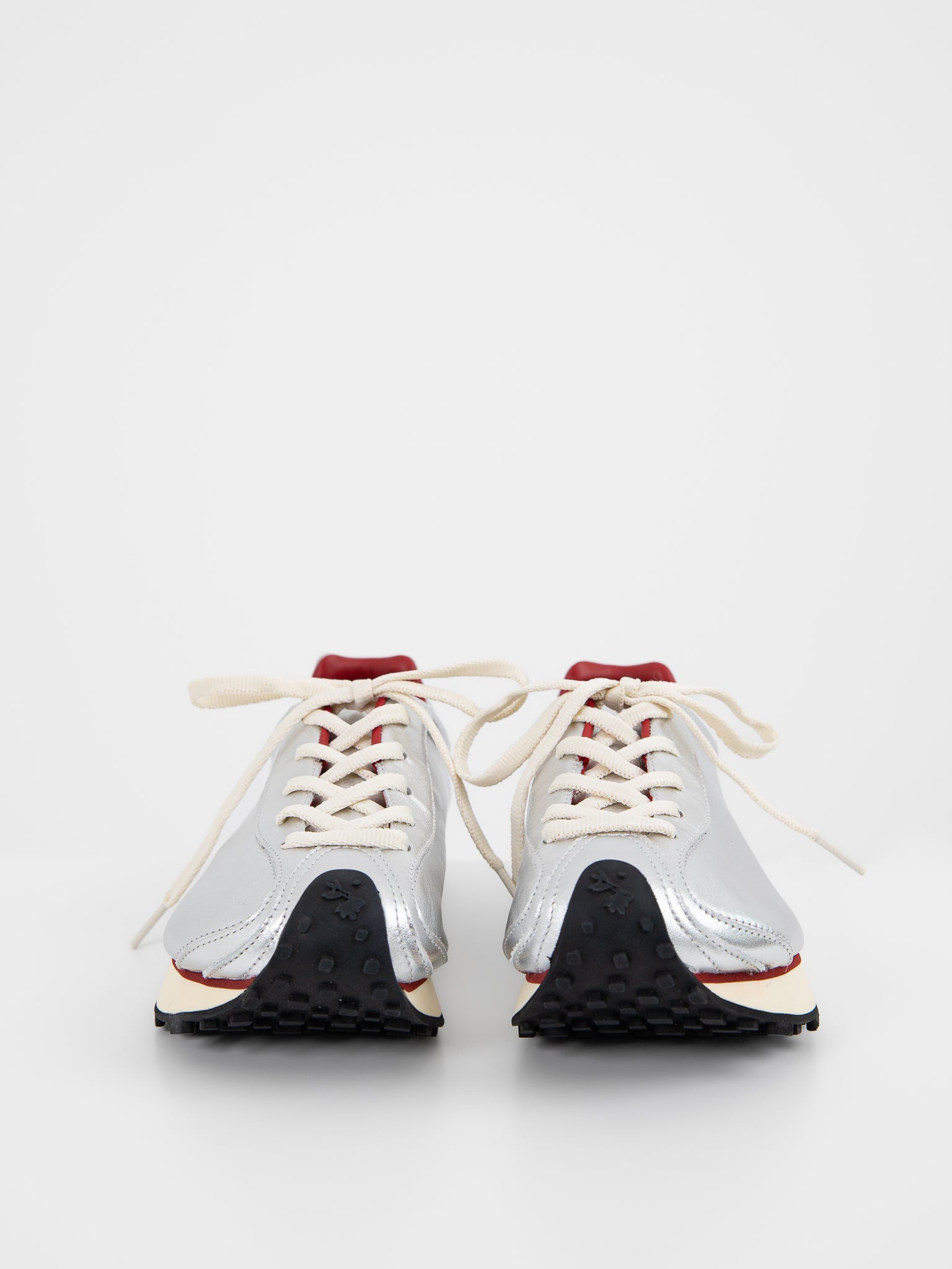 Martin Sallières Heel Drop Racer in Silver - MARTIN SALLIERES at Worthwhile - shop SHOES