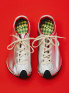 Martin Sallières Heel Drop Racer in Silver - MARTIN SALLIERES at Worthwhile - shop SHOES