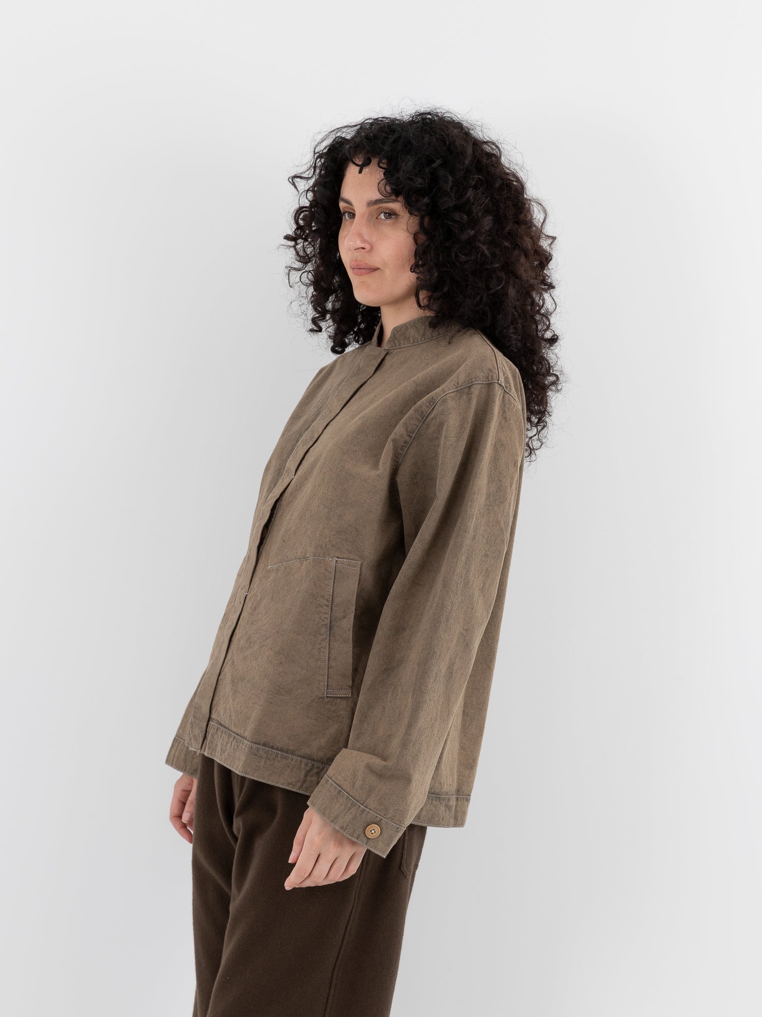 MITTAN Jacket 97 in Light Charcoal - MITTAN at Worthwhile - shop JACKET
