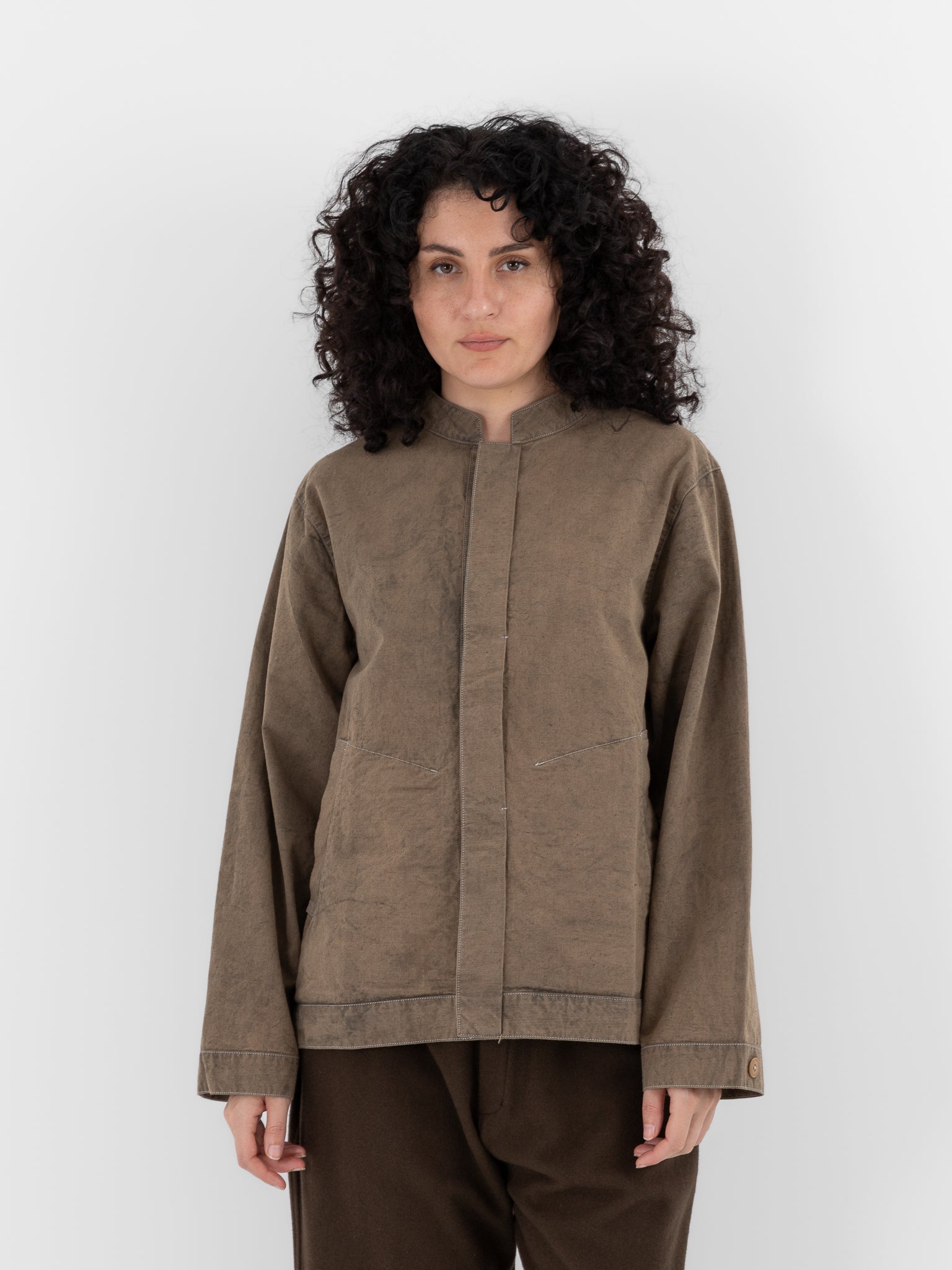 MITTAN Jacket 97 in Light Charcoal - MITTAN at Worthwhile - shop JACKET