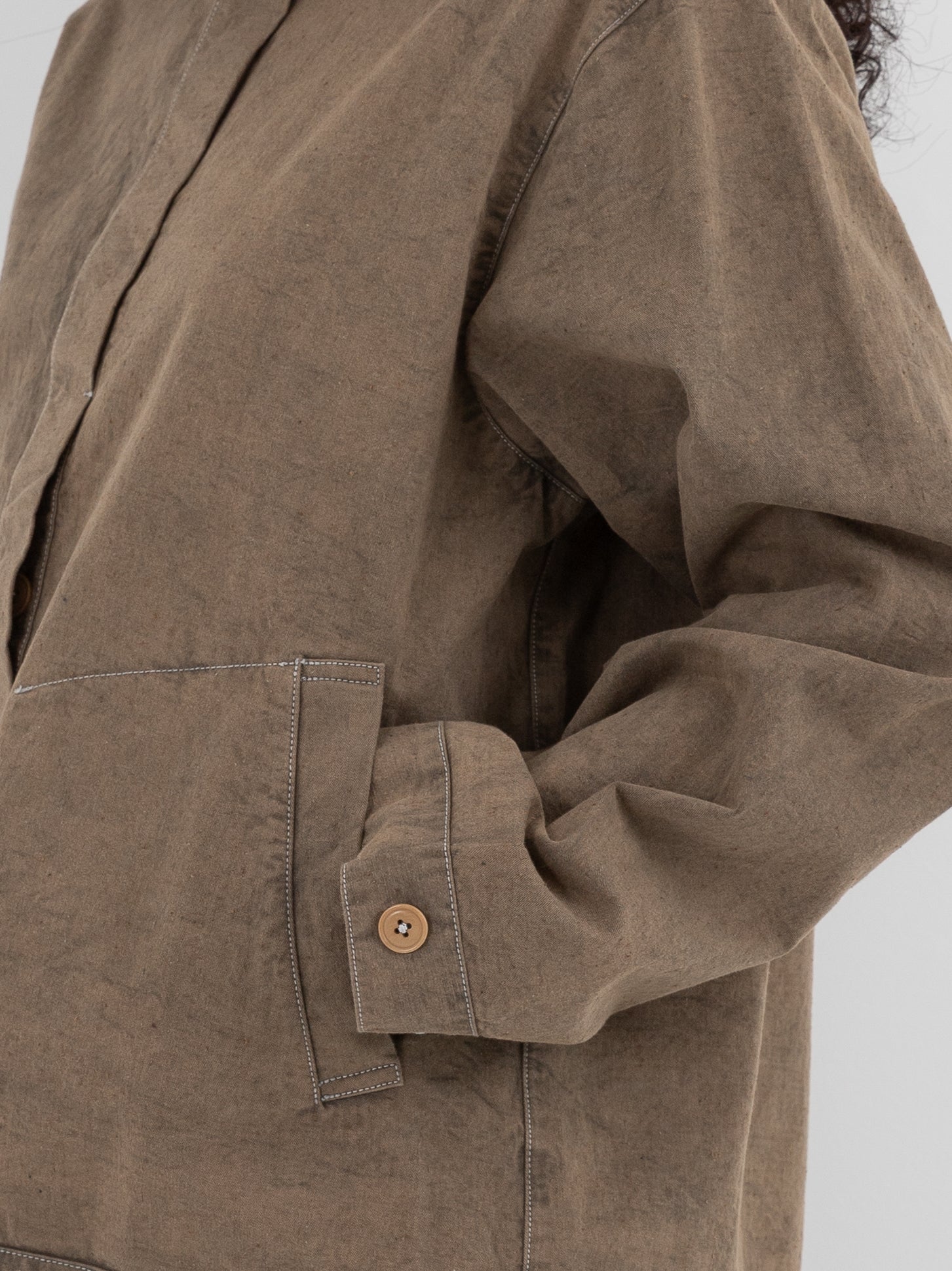 MITTAN Jacket 97 in Light Charcoal - MITTAN at Worthwhile - shop JACKET