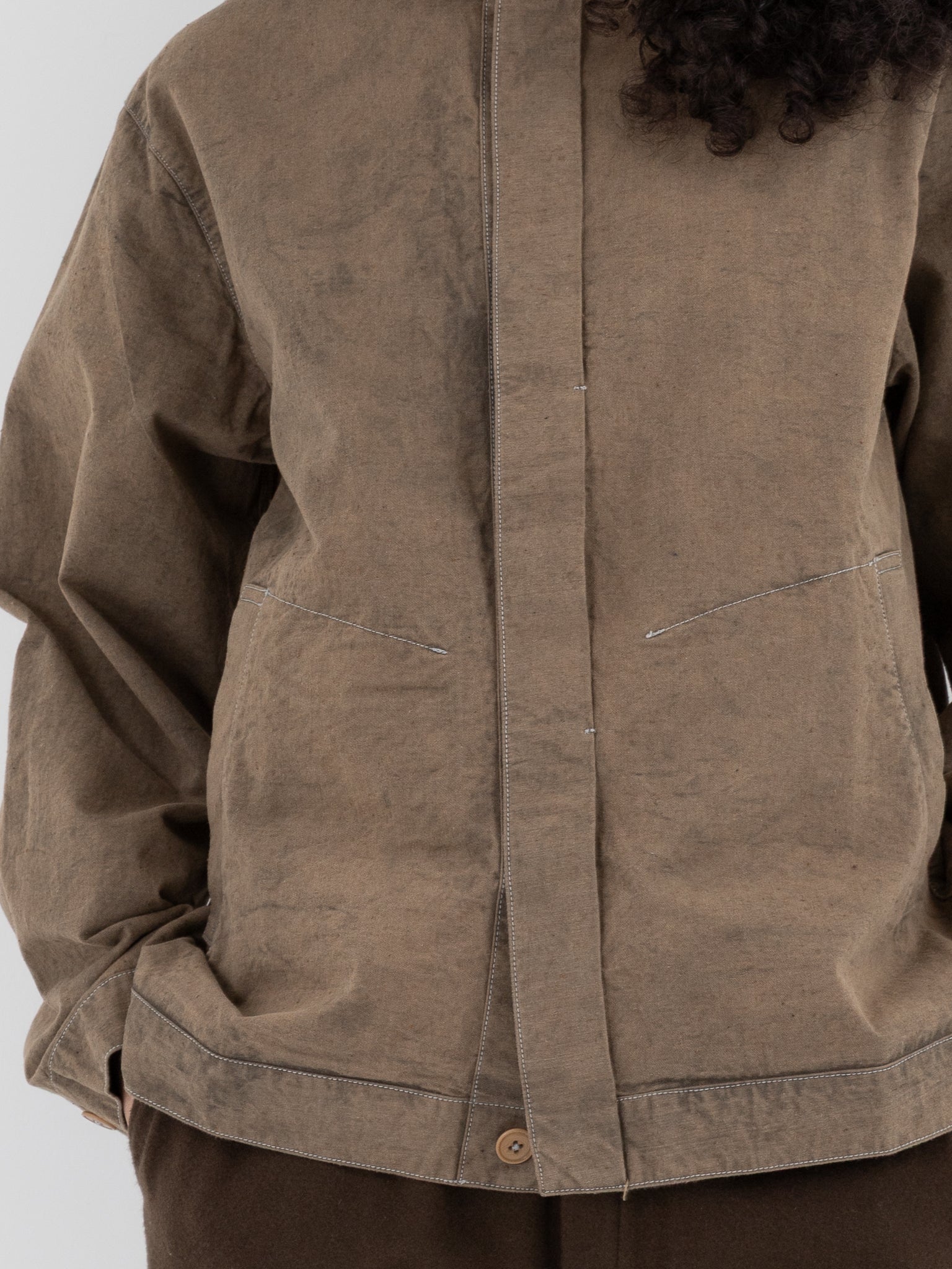 MITTAN Jacket 97 in Light Charcoal - MITTAN at Worthwhile - shop JACKET