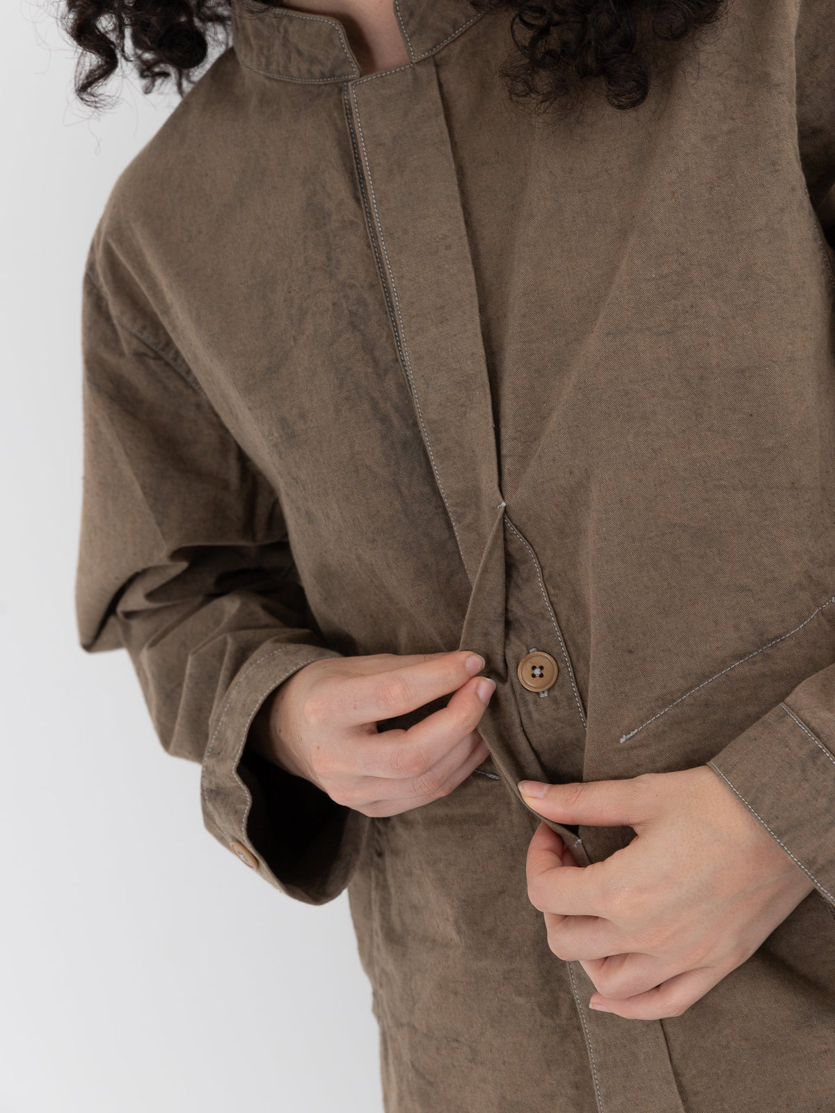 MITTAN Jacket 97 in Light Charcoal - MITTAN at Worthwhile - shop JACKET