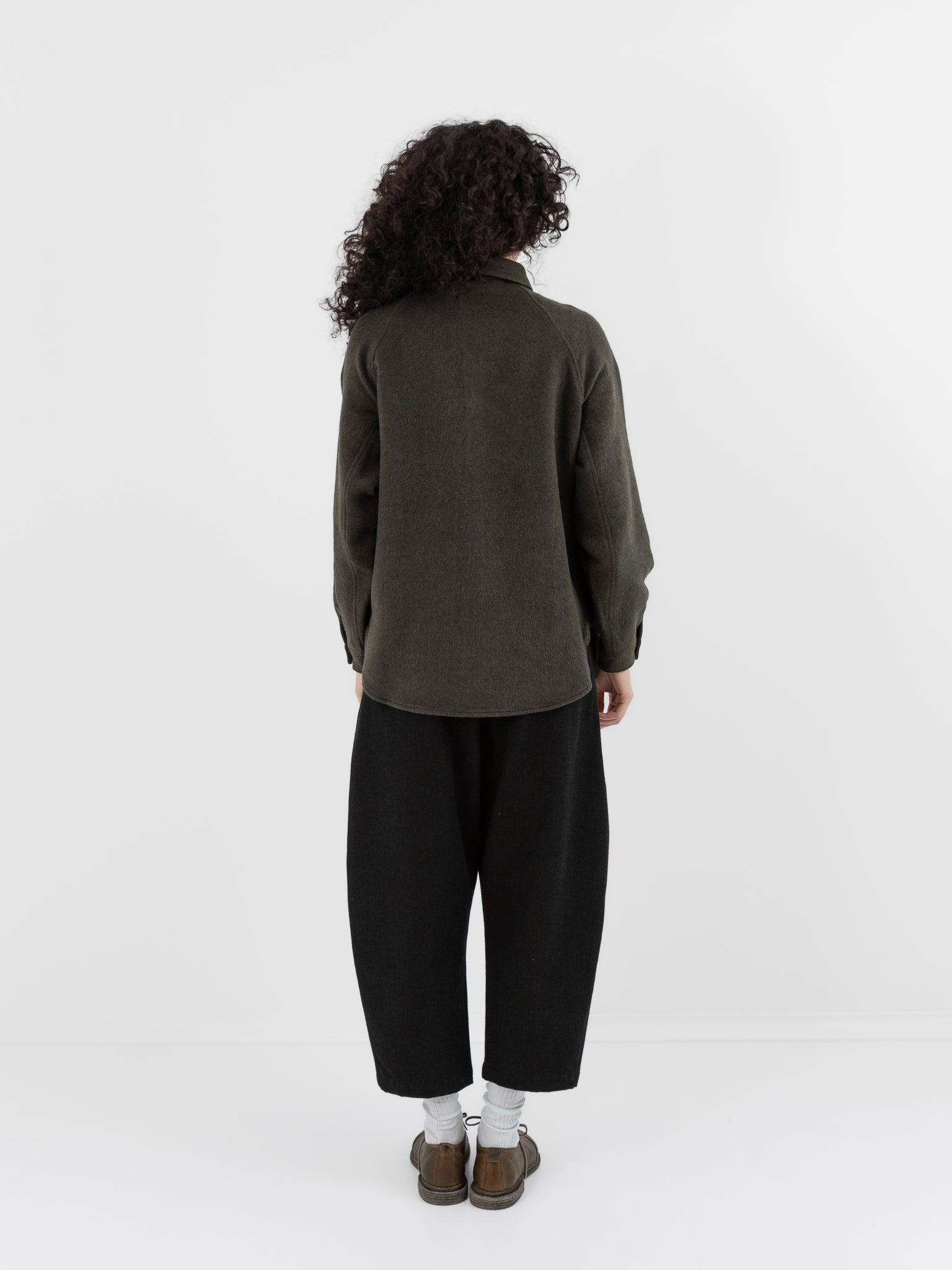 MITTAN Shirt 108 in Ash Green - MITTAN at Worthwhile - shop TOP