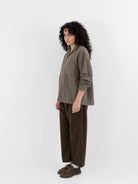 MITTAN Shirt 162DC in Dark Mugwort - MITTAN at Worthwhile - shop TOP