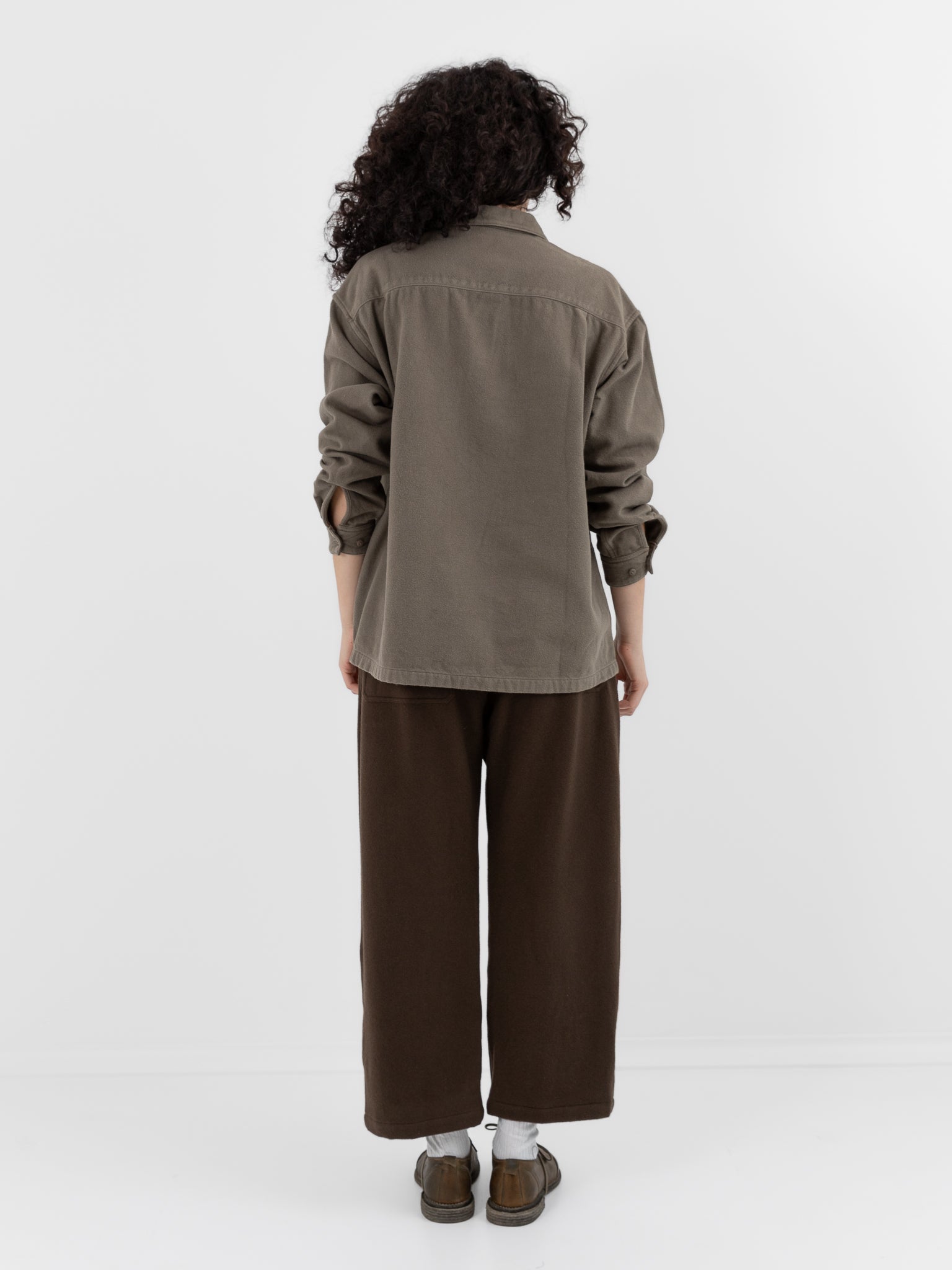 MITTAN Shirt 162DC in Dark Mugwort - MITTAN at Worthwhile - shop TOP