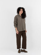 MITTAN Shirt 162DC in Dark Mugwort - MITTAN at Worthwhile - shop TOP