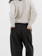 MITTAN Trousers 125 in Black Green - MITTAN at Worthwhile - shop PANT