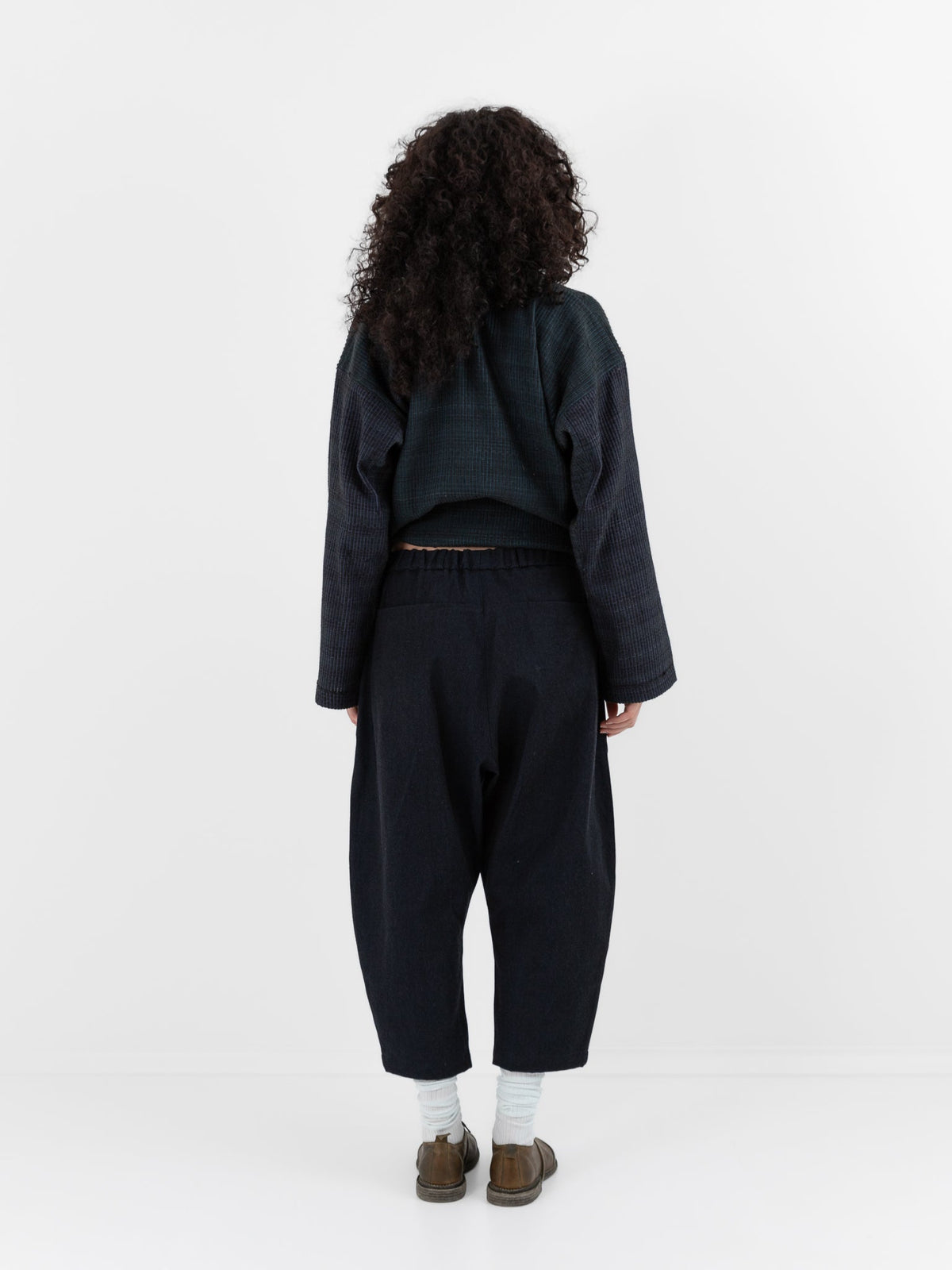 MITTAN Trousers 125 in Navy Black - MITTAN at Worthwhile - shop PANT